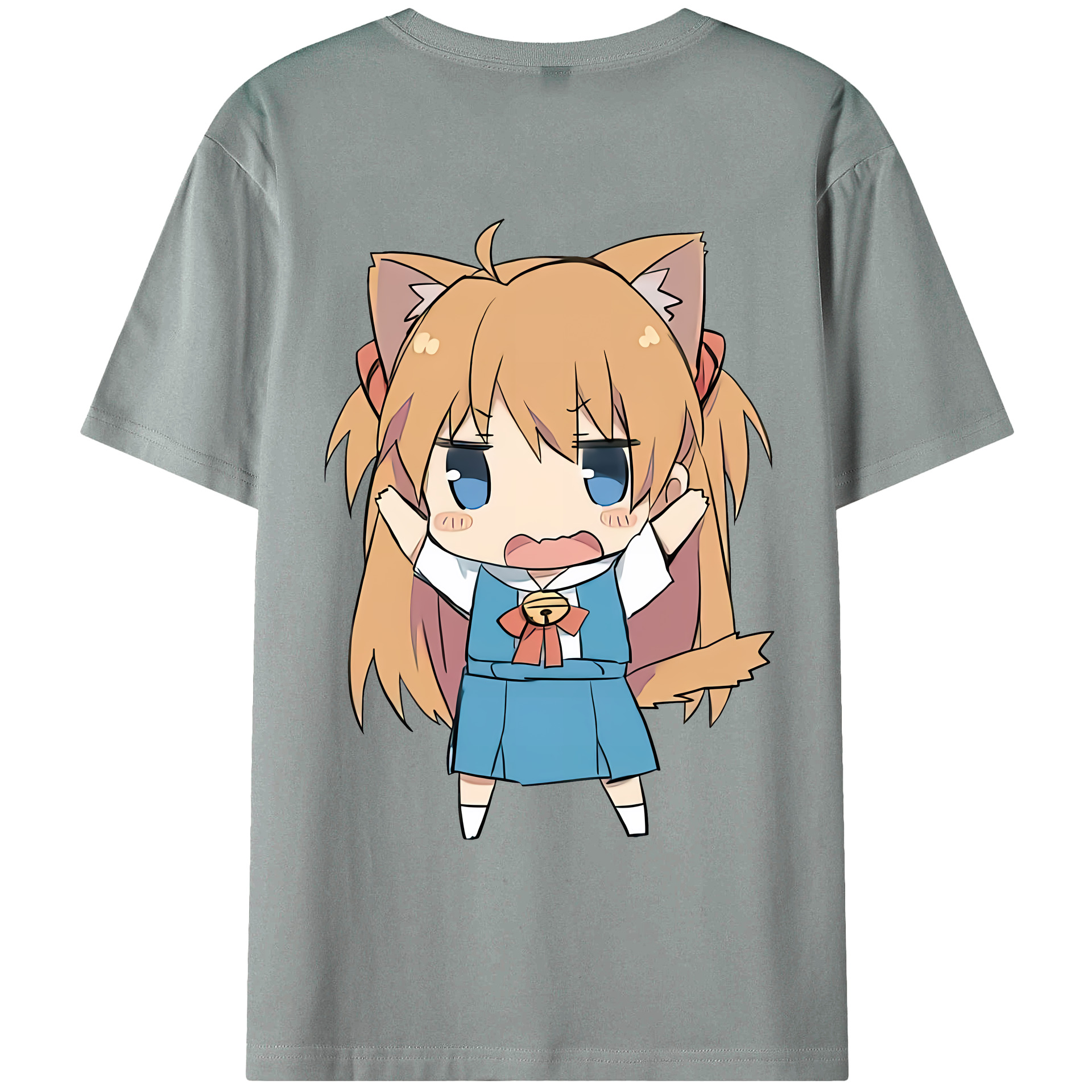 （画像用） EVA 新世紀エヴァンゲリオン 綿100％ メンズ半袖Tシャツ（バックプリント） 通気性